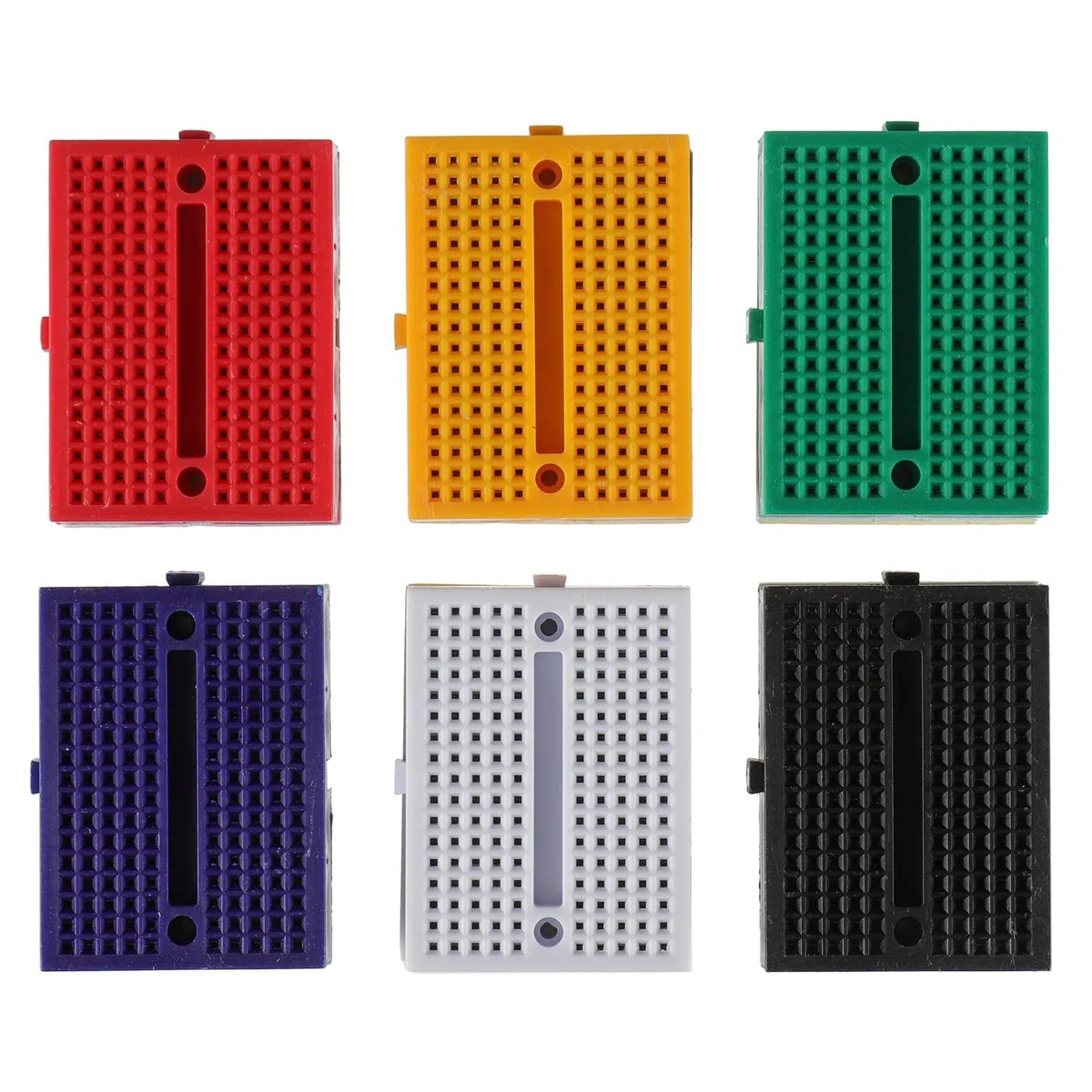 Breadboard kit 170 punti Breadboard (6 pezzi) + piccola breadboard 400 punti senza saldatura (2 pezzi) + Breadboard 830 punti (1 pezzo)