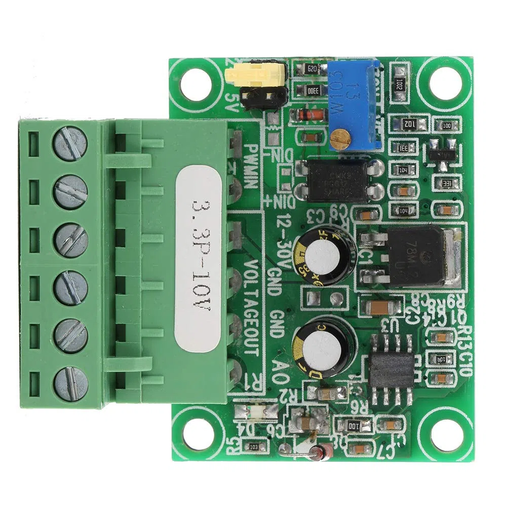 3.3V PWM Segnale a 0-10V convertitore di Tensione Modulo PLC digitale-analogico N/A