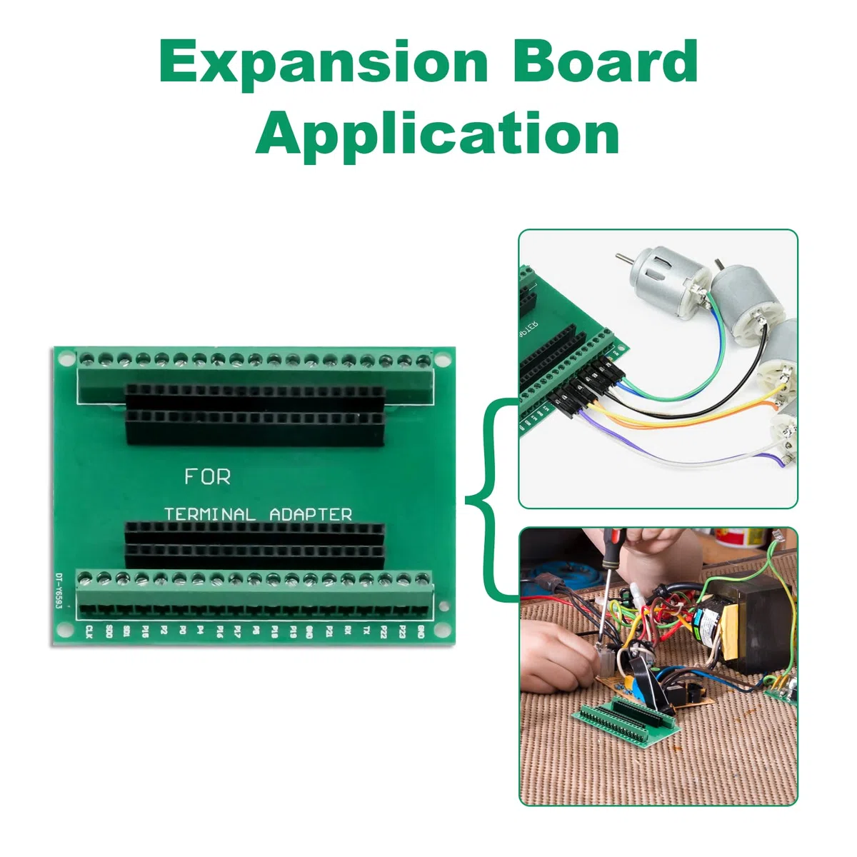 ESP32 Breakout Board Binghe 3 pezzo ESP32 Scheda di espansione GPIO 1 in 2 Spaziatura tra i pin 22,5 mm Compatibile con le schede di sviluppo ESP32 a 38 pin