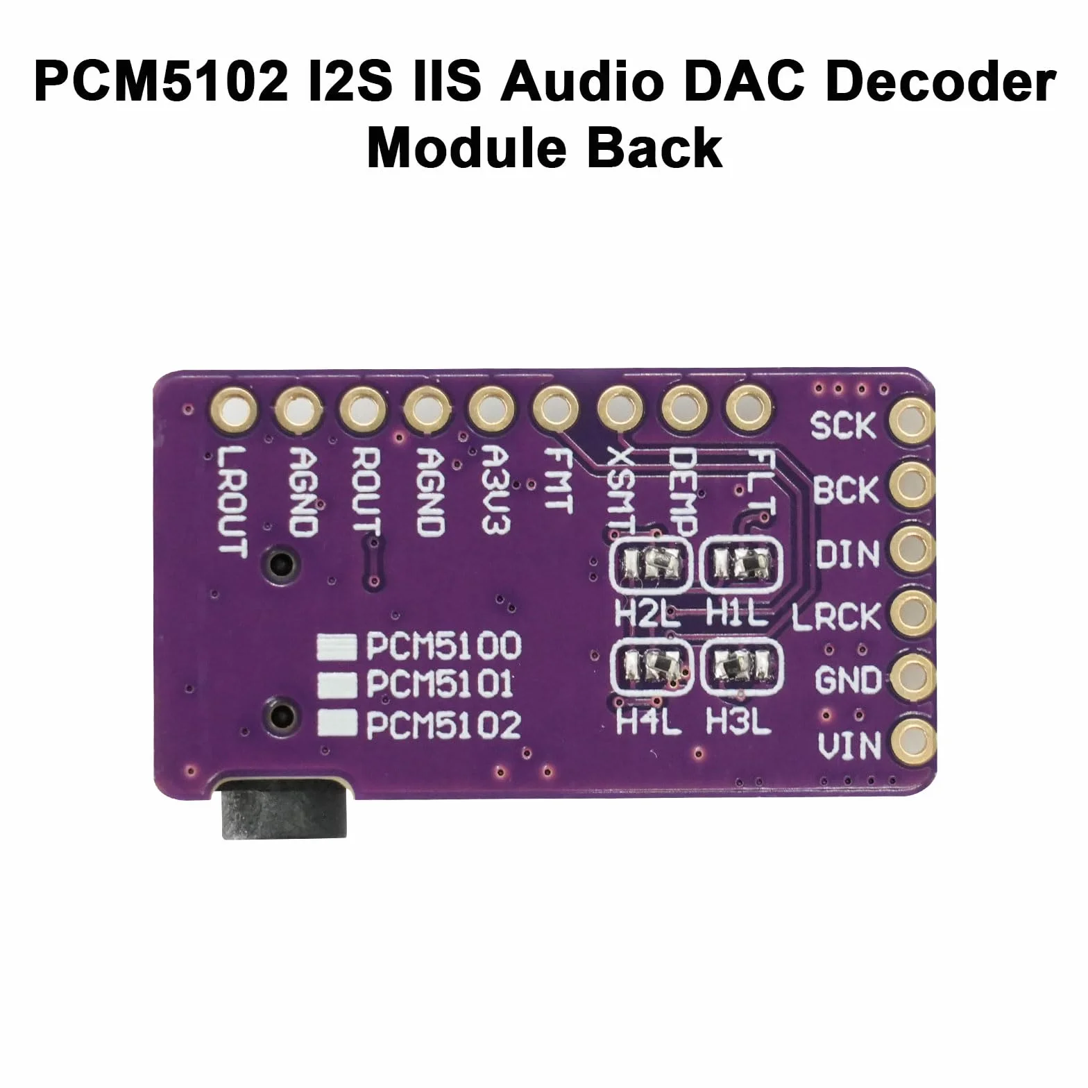 PCM5102 I2S IIS Convertitore digitale-analogico DAC stereo Modulo AYWHP 3 PCS Modulo convertitore audio digitale lossless con