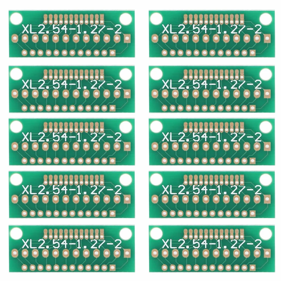 Scheda adattatore, 10 pezzi, 1,27 mm, 2,0 mm, 2,54 mm, 12 pin, 3 file, 36 fori, adattatore per moduli senza fili