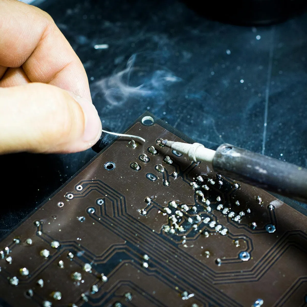 YOKIVE 5pz PCB Carta Rivestimento Scheda, Singolo Lato Circuito Schede (Marrone, 70mmx150mmx1.5mm)